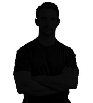 Silhouette of Male Personal Trainer